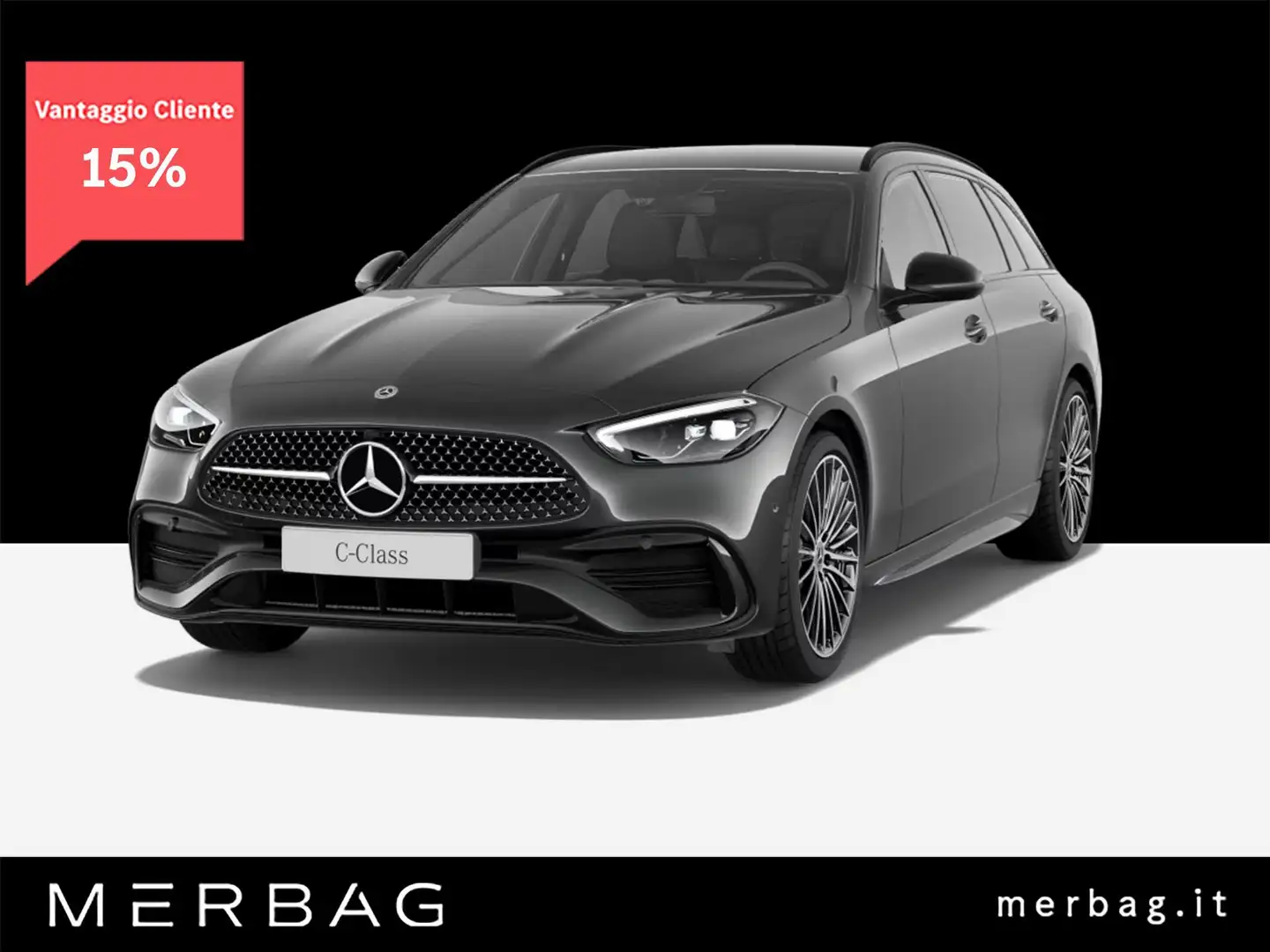 Mercedes-Benz C 200 Mild hybrid S.W. AMG Line Advanced siva - 1