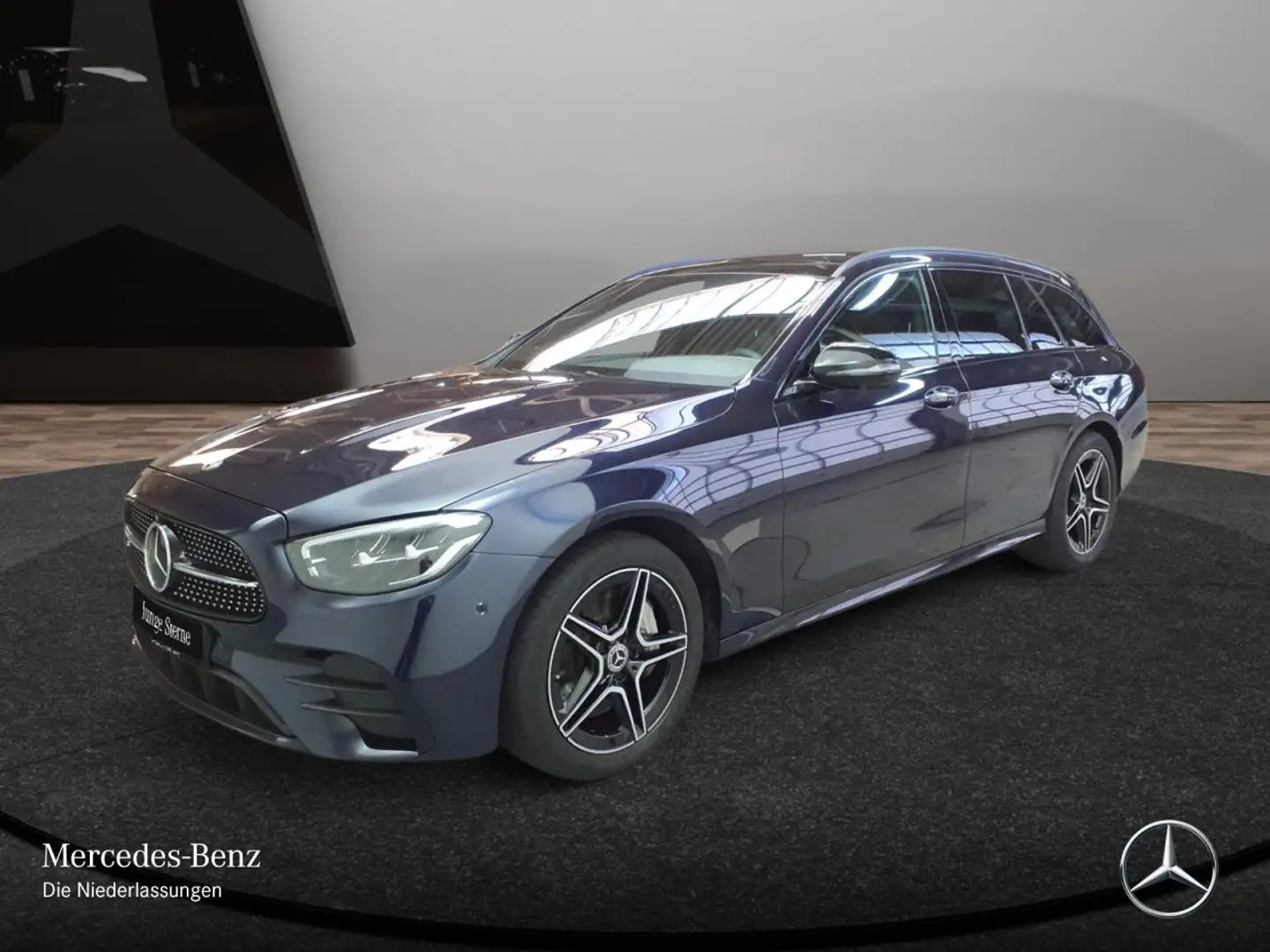Mercedes-Benz E 300 e T AMG+NIGHT+PANO+360+AHK+LED+FAHRASS+9G Blau - 2