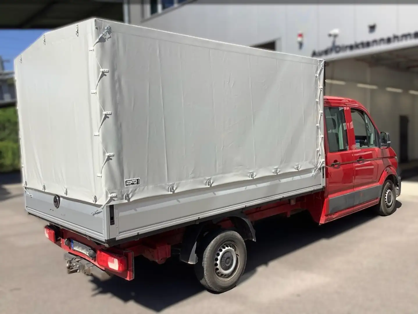 Volkswagen Crafter Pritsche 35 DOKA 2.0 TDI LR AHK Rot - 2