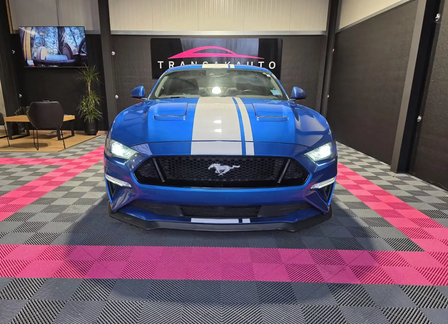 Ford Mustang 5.0 Ti-VCT V8 GT (EU6d) Bleu - 2