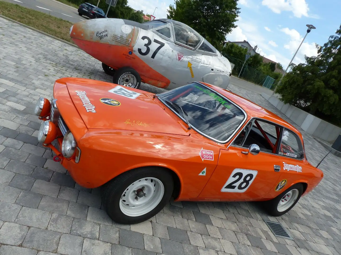 Alfa Romeo Junior GT Junior 2,0 Bertone Kantenhaube CafeRacer "H" Orange - 1