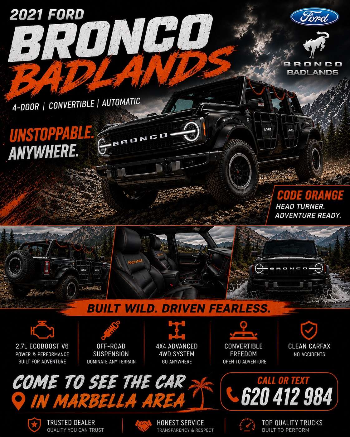 Ford Bronco Badlands ,Advanced Sasquatch Package L - foto 1