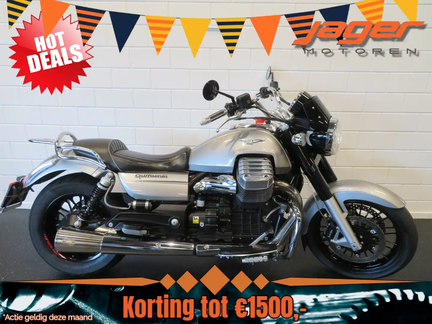 Moto Guzzi California 1400 CUSTOM ABS STAGE 2 Zilver - 1