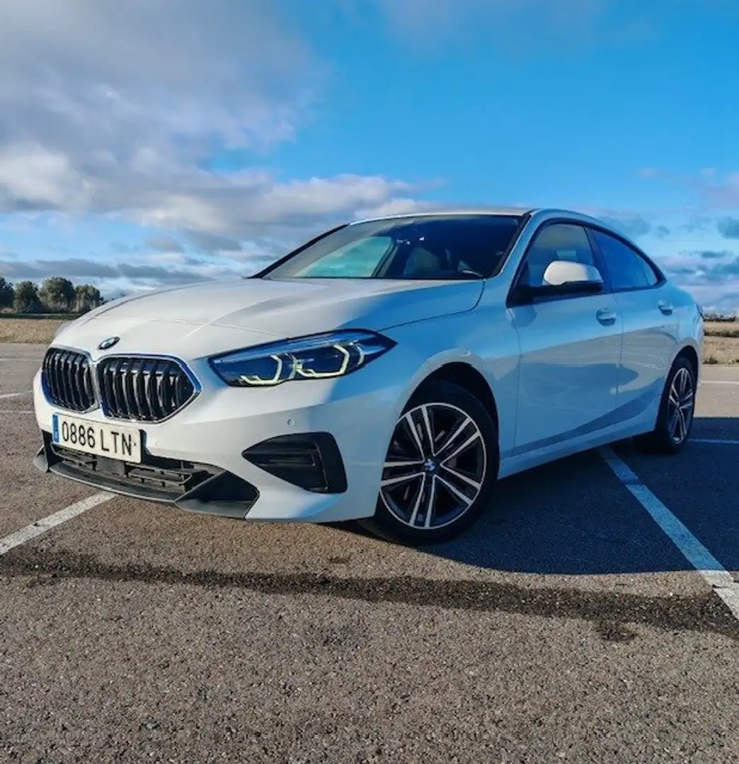 BMW 218 218dA Gran Tourer Blanc - 1