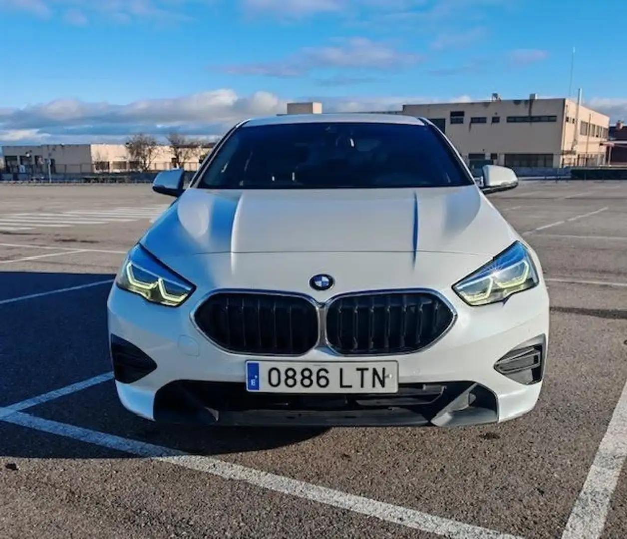 BMW 218 218dA Gran Tourer Blanc - 2