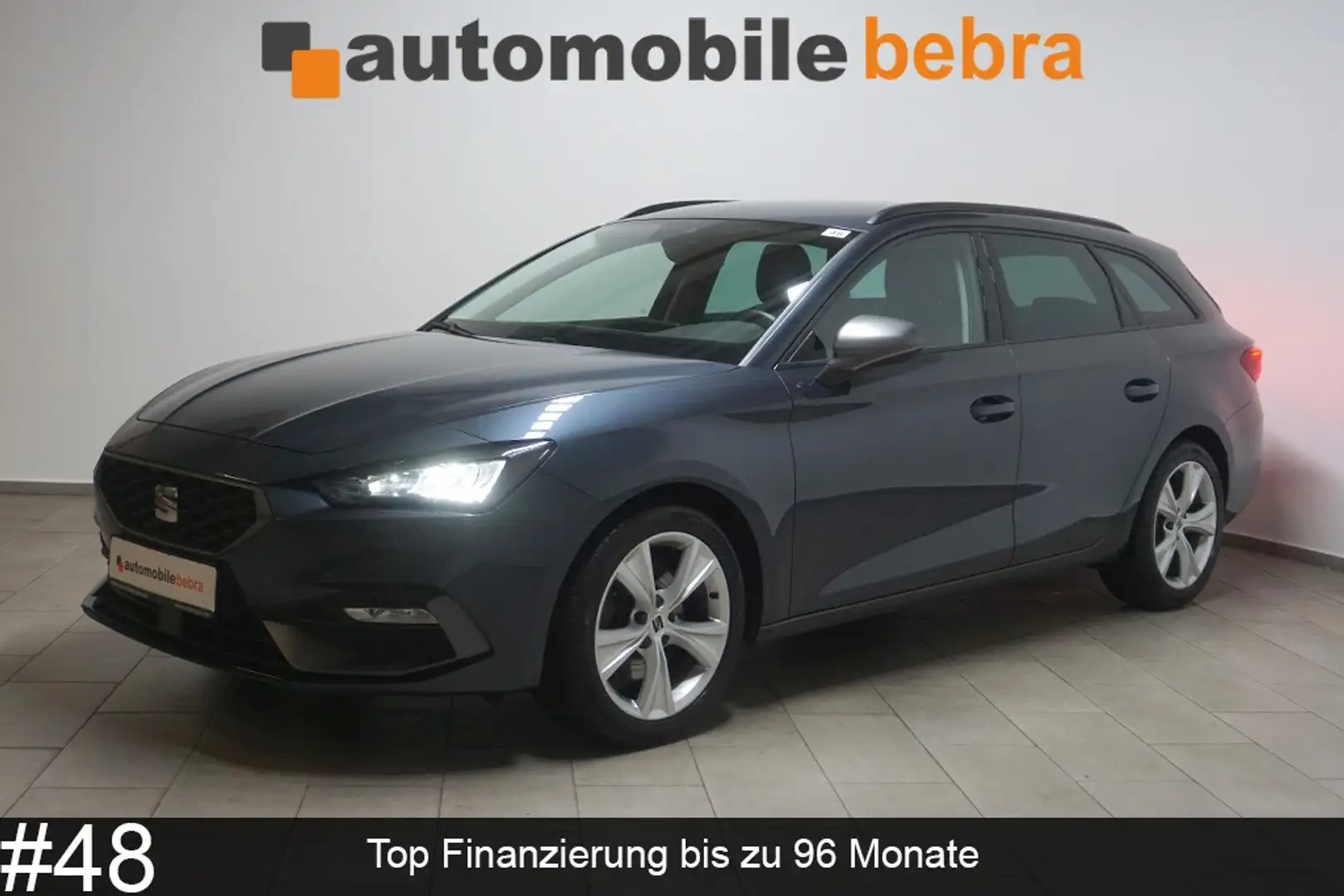 SEAT Leon 2.0TDI DSG FR-Line Virtual AHK Navi Grau - 1