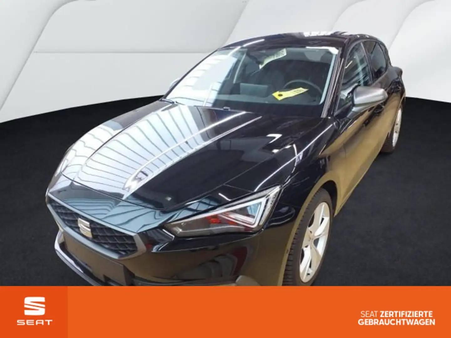 SEAT Leon 1.5 eTSI DSG FR Klima LED Sitzheizung RFK Schwarz - 1