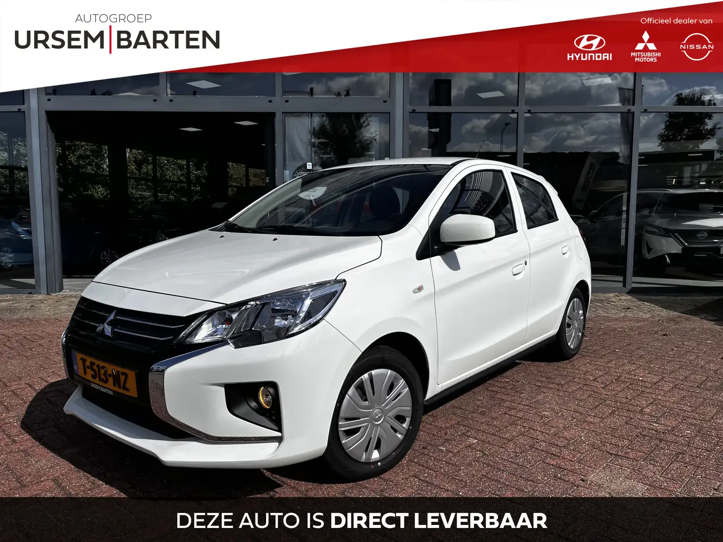Mitsubishi Space Star 1.2 Connect+ AUB Private Lease € 295,- Wit - 1