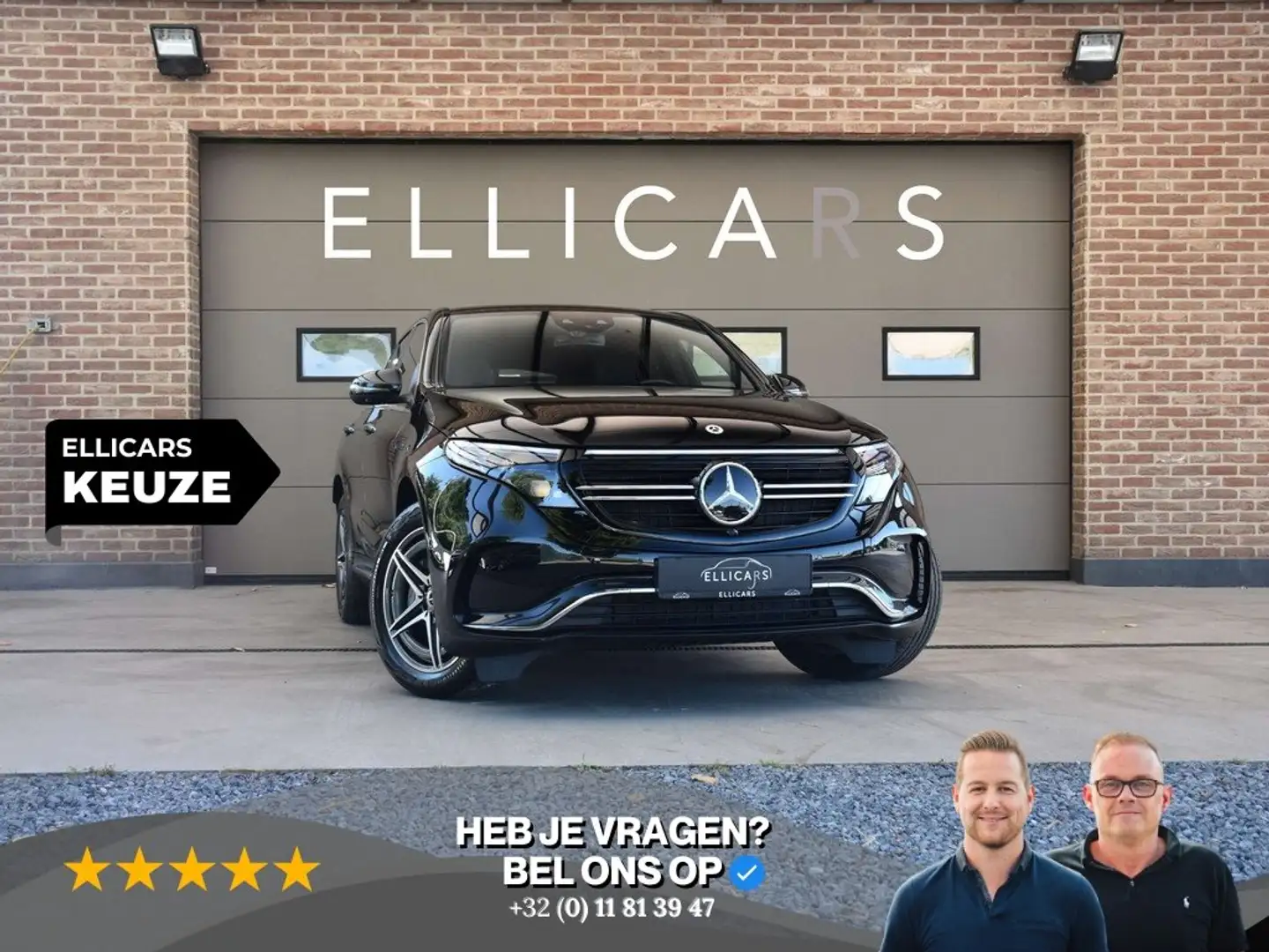 Mercedes-Benz EQC 400 4X4 / AMG / SCHUIFDAK / CARPLAY / MASSAGE / 360 Nero - 1