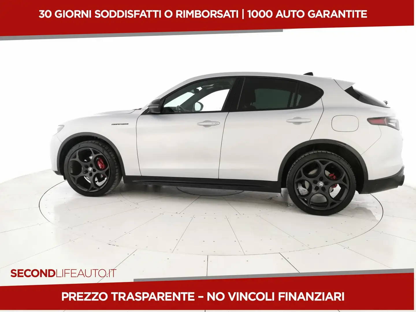 Alfa Romeo Stelvio 2.0 t Competizione Q4 280cv auto Argento - 2