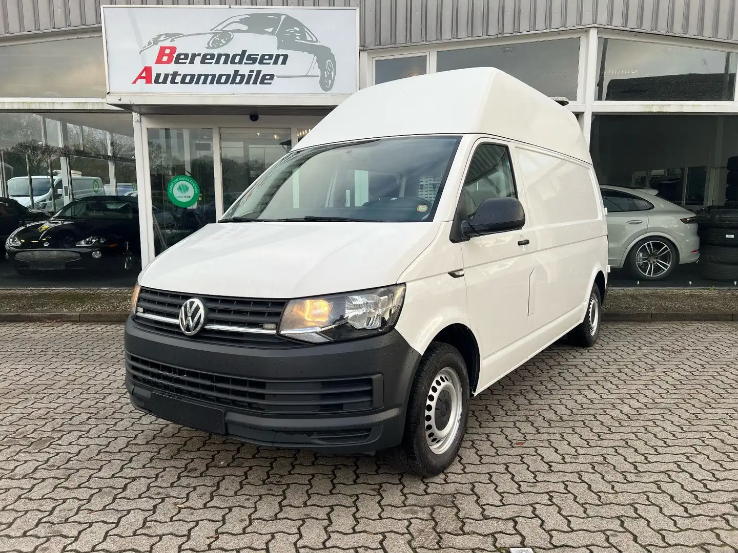 Volkswagen T6 Transporter T6  2.0TDI TRANSPORTER HOCHDACH/REGALEAUSBAU/TÜV Weiß - 1