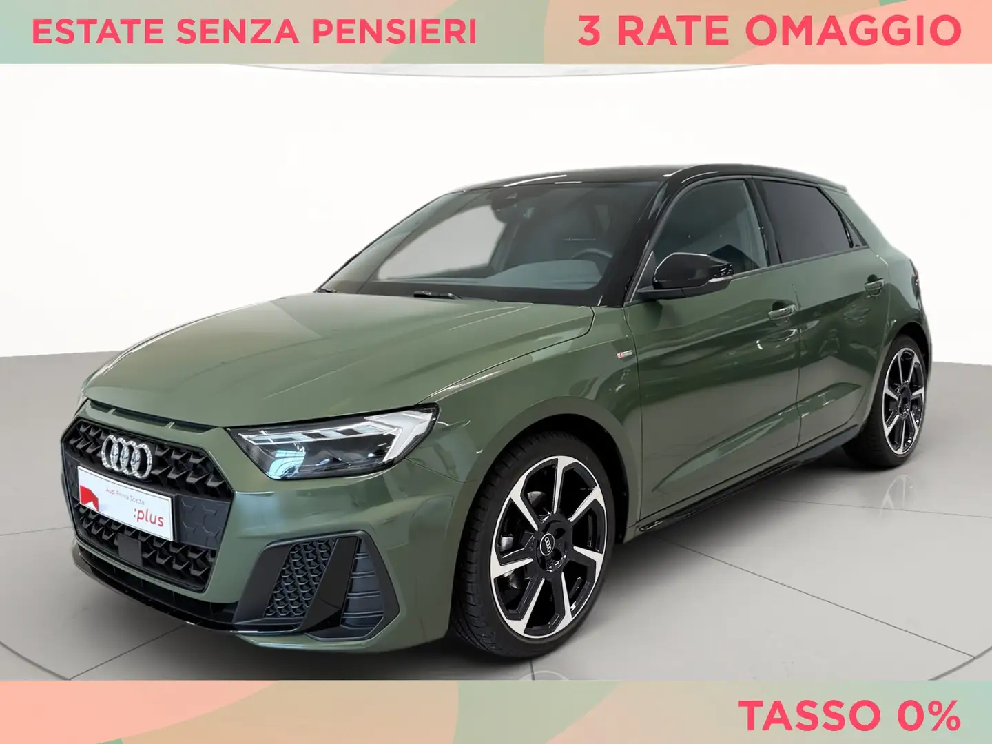 Audi A1 sportback 30 1.0 tfsi s line edition 116cv Groen - 1