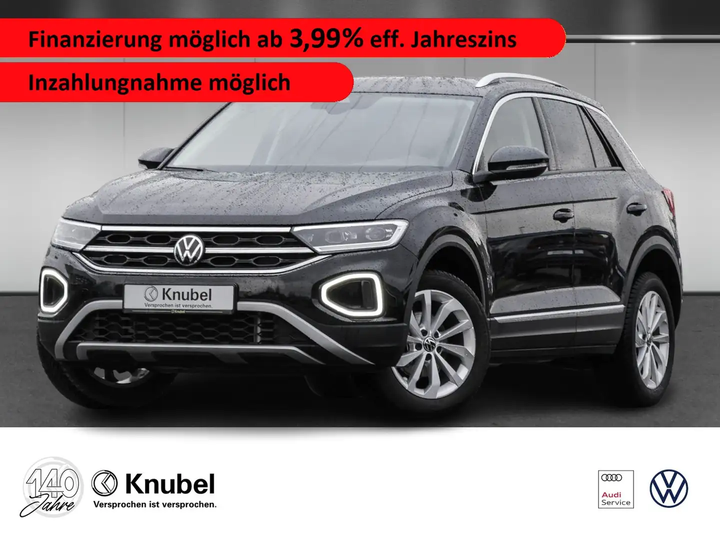 Volkswagen T-Roc Style 1.5 TSI DSG LED+ Navi AHK ACC Massage Zwart - 1