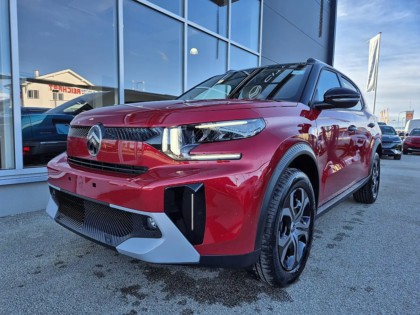 Citroen C3 Aircross Turbo 100 S&S 6-Gang-Manuell Plus Rot - 1