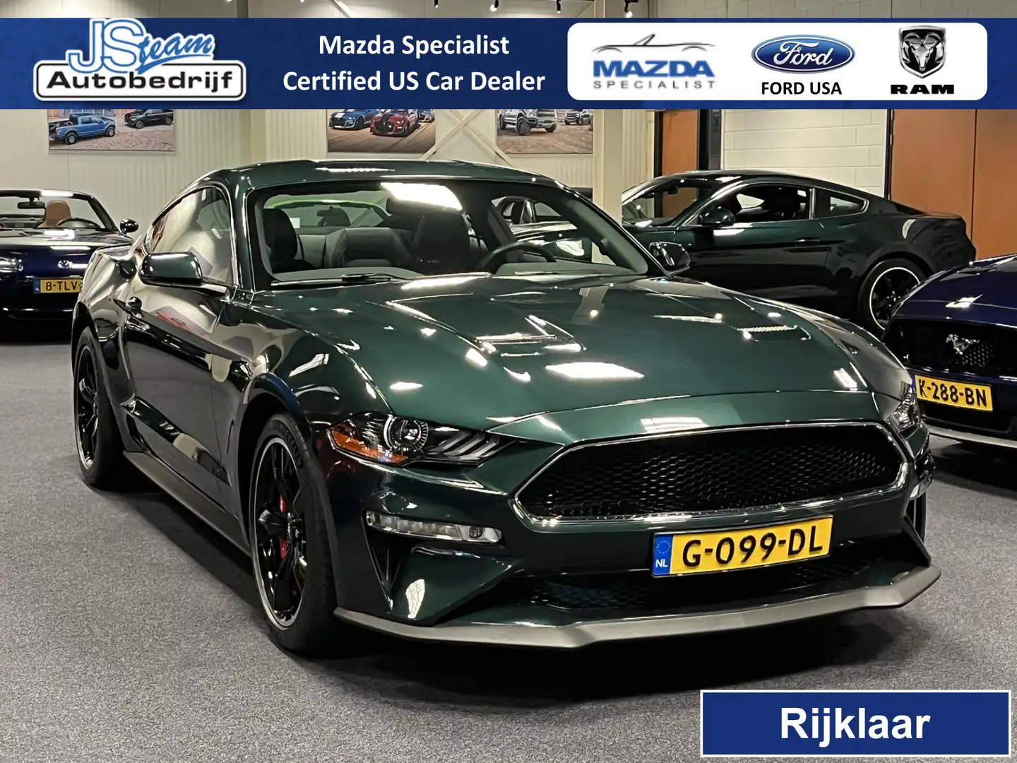 Ford Mustang USA Fastback 5.0i V8 BULLITT 480PK MagneRide B&O S Verde - 1