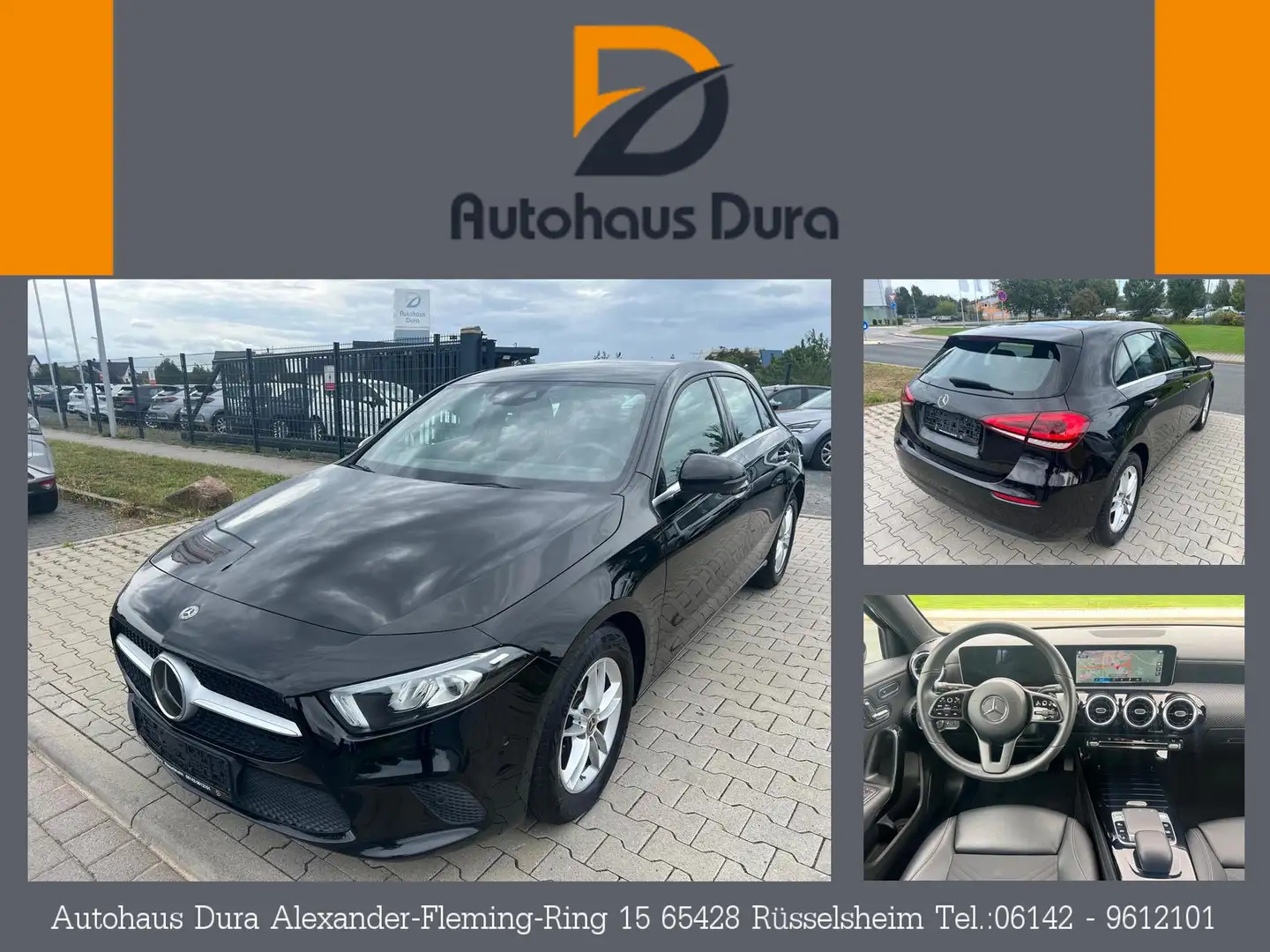 Mercedes-Benz A 180 Style Aut. Navi+Leder+Led+Kamera+Shz+Pdc Noir - 1
