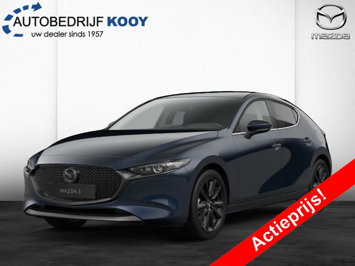 Mazda 3 2.0 e-SkyActiv-X 186 Centre-Line / Design Pack Albastru - 1