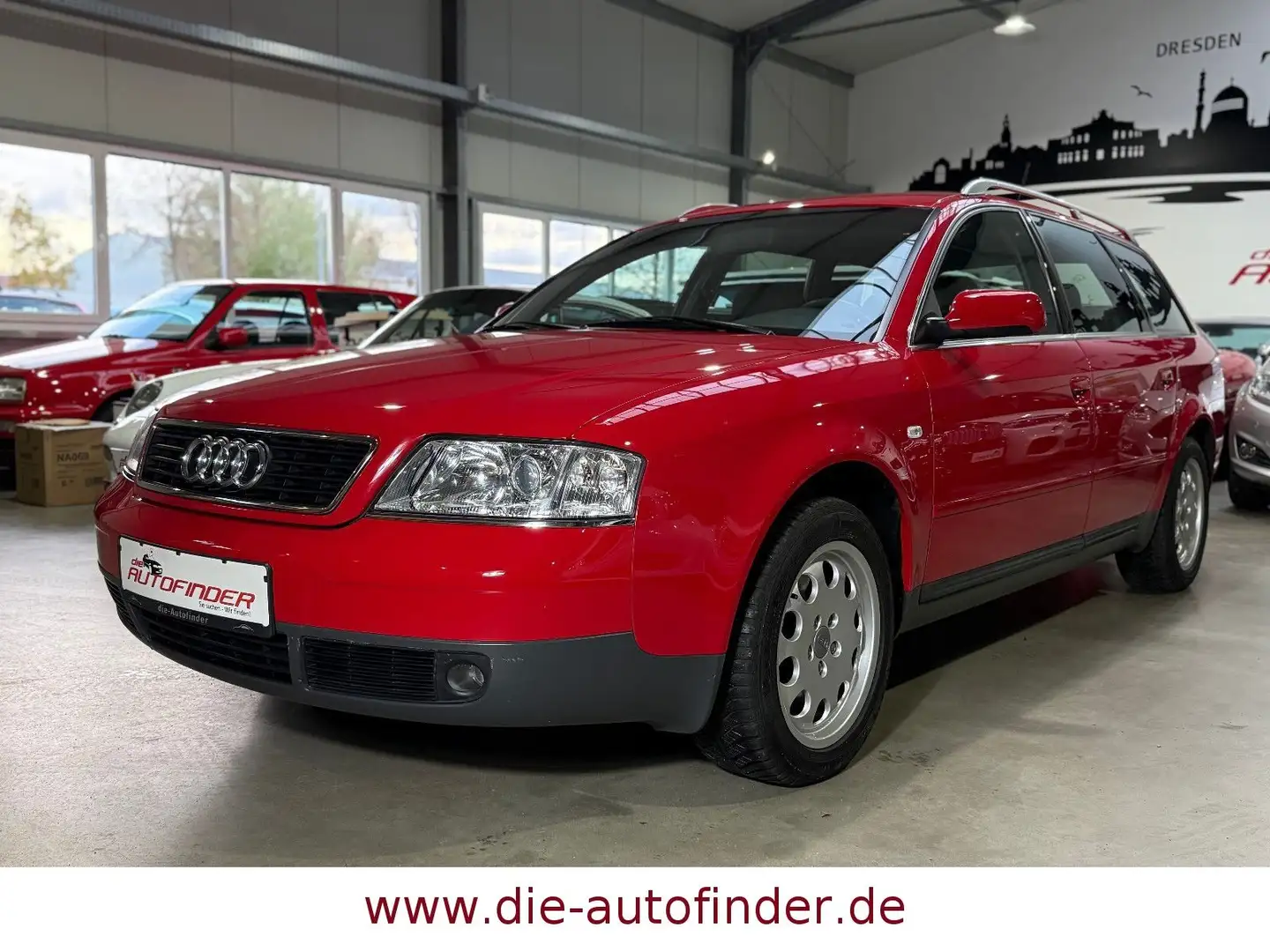 Audi A6 1.8 T Avant Klima,Sitzheizung,Orig.Km,1.Hand Rot - 1