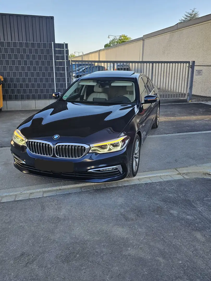 BMW 530 BMW 530d G30 LuxuryLine Hud|Sbd|Led|Spur|Totw|Dist Blau - 2