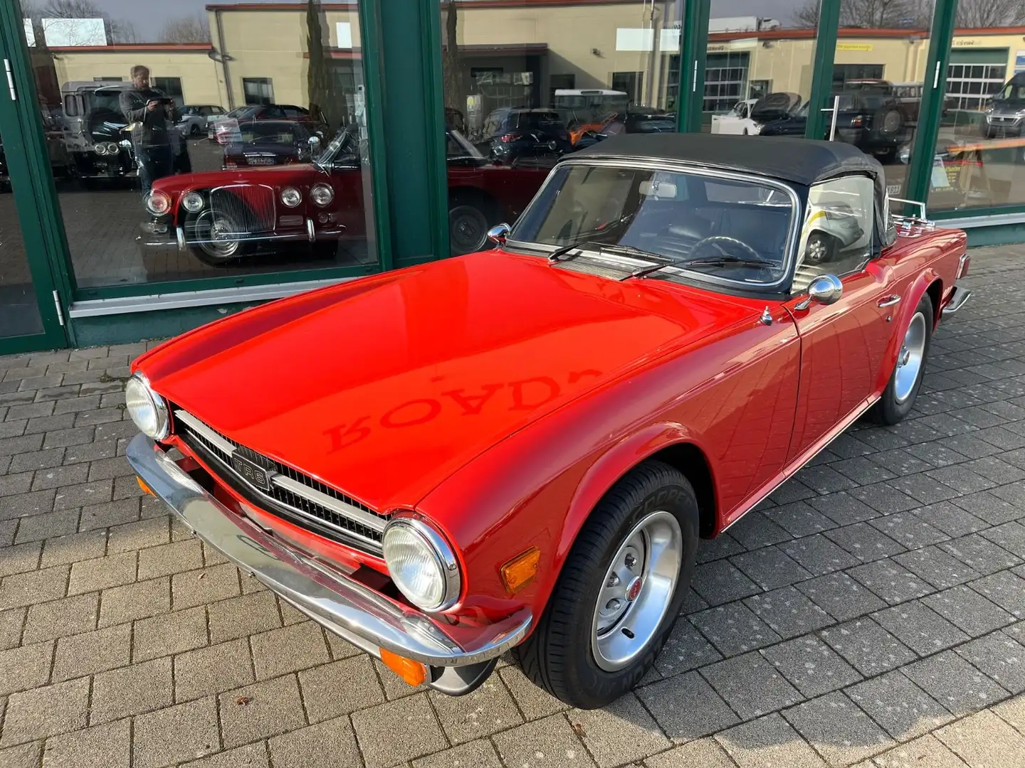 Triumph TR6 seit 2013 in Besitz, TÜV neu, Rojo - 2