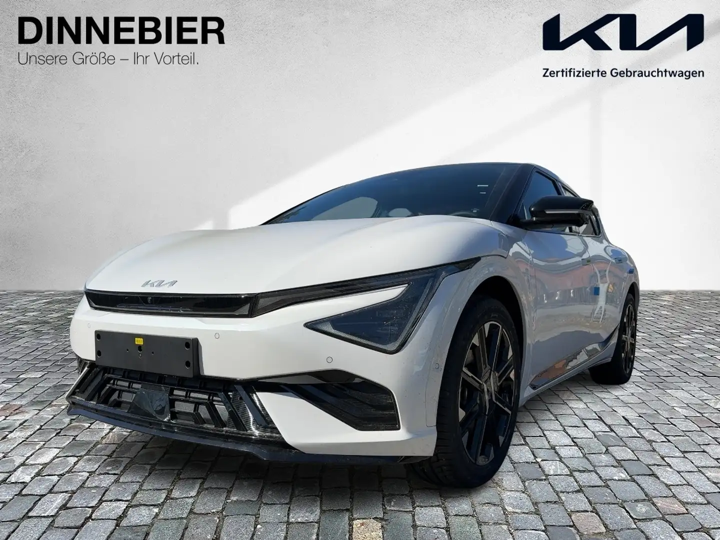 Kia EV6 GT Line LED+Navi+360°Kamera+ 4xSHZ+eleSitze Weiß - 2