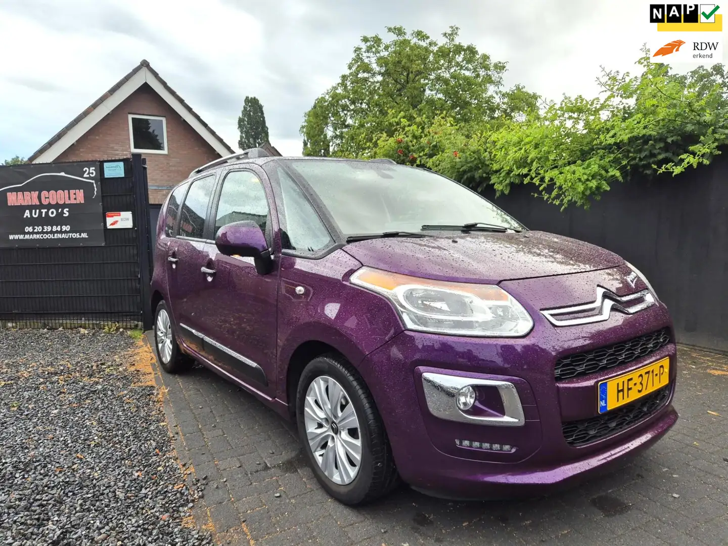 Citroen C3 Picasso 1.2 PureTech Exclusive Clima Cruise Paars - 1