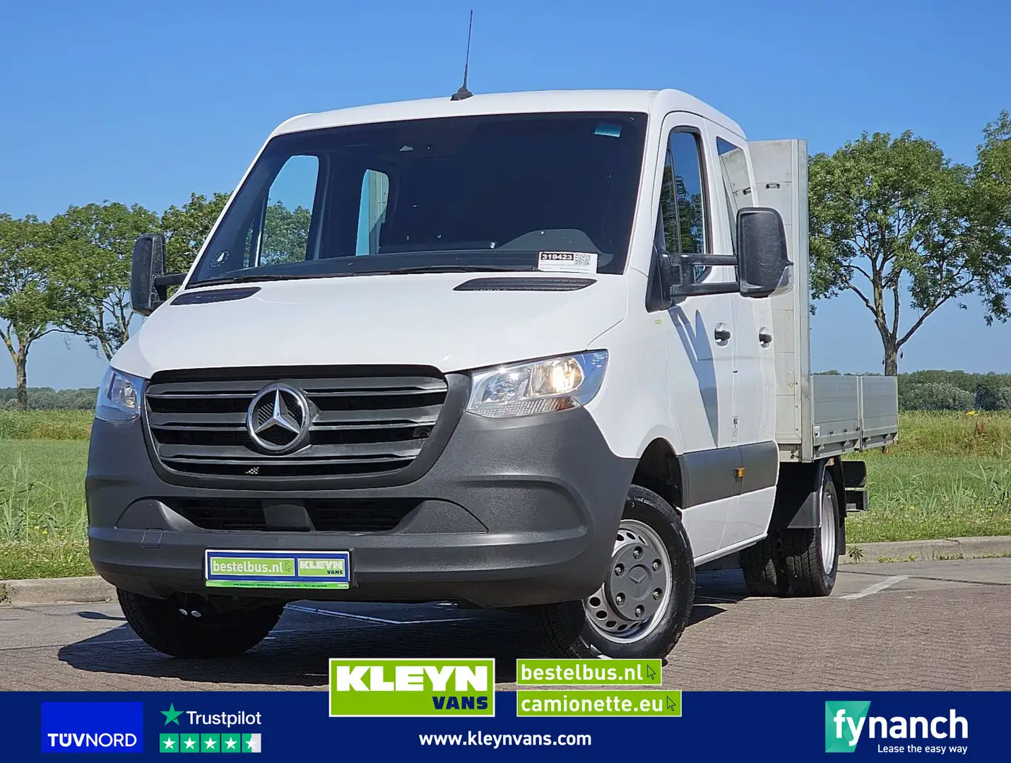 Mercedes-Benz Sprinter 516 DUB.CAB Open-Laadbak Wit - 1