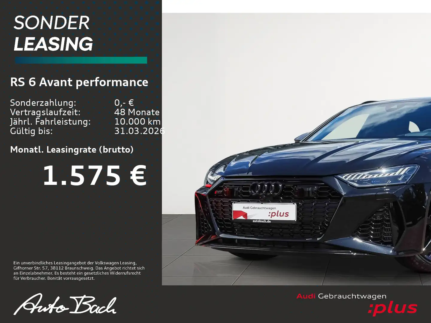 Audi RS6 Keramikbremse AIR B&O Noir - 2