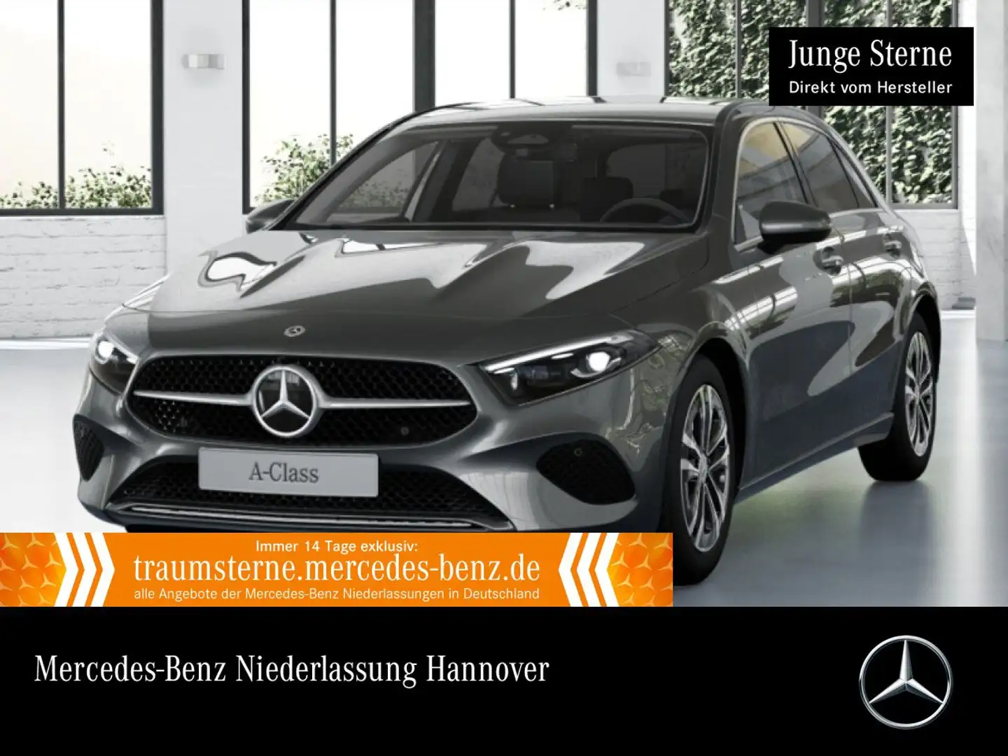 Mercedes-Benz A 250 e PROGRESSIVE+MULTIBEAM+KAMERA+TOTW+KEYLESS Grau - 1