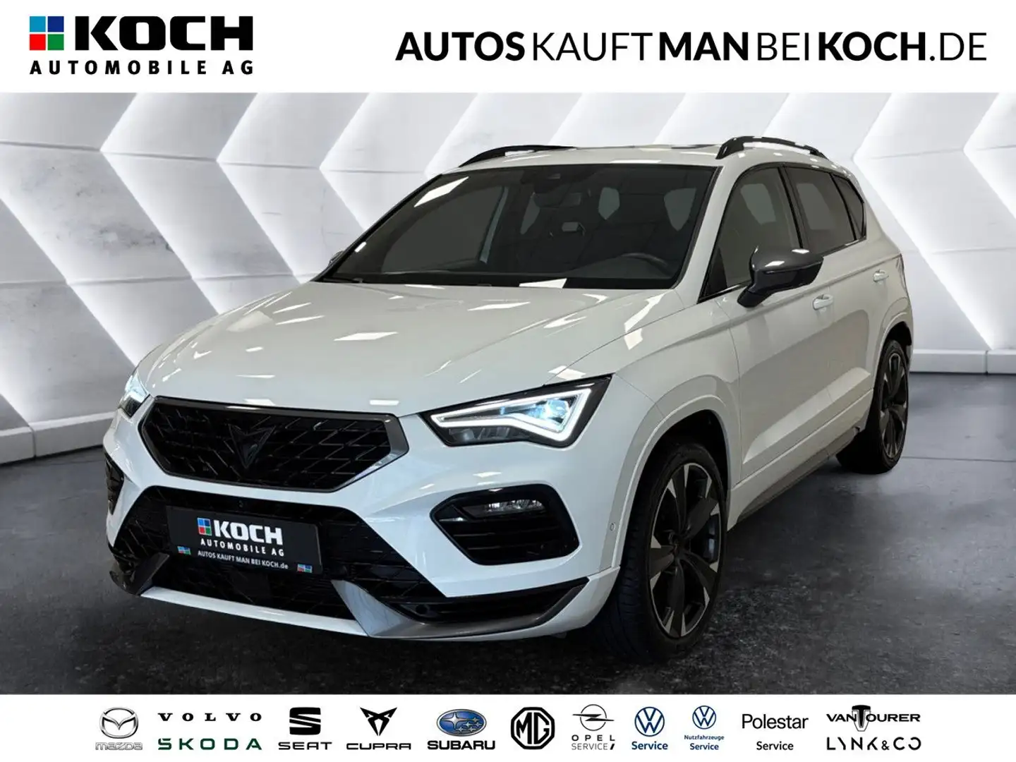 CUPRA Ateca 2.0 TSI 4Drive NAV PANO 360 eSITZE AHK DCC Weiß - 1