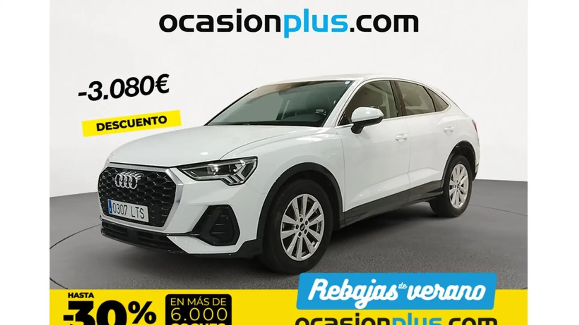 Audi Q3 Sportback 35 TDI Advanced S tronic Blanc - 1