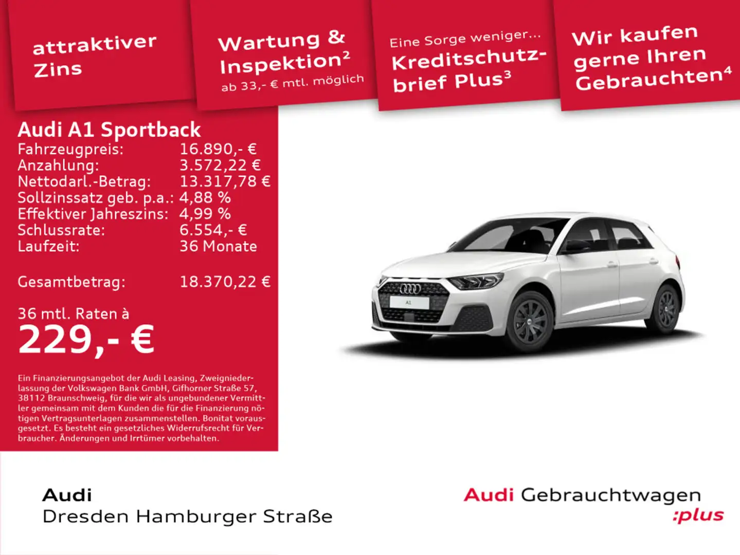 Audi A1 25 TFSI Blanc - 1