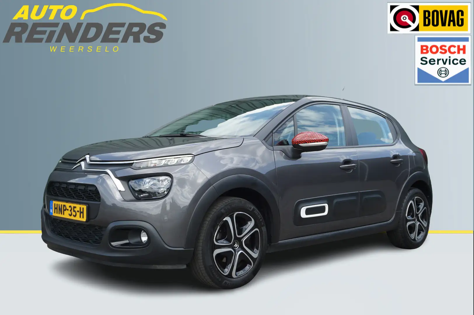 Citroen C3 1.2 PureTech Feel 5-drs + LED/ Carplay/ Airco/ Cru Grijs - 1