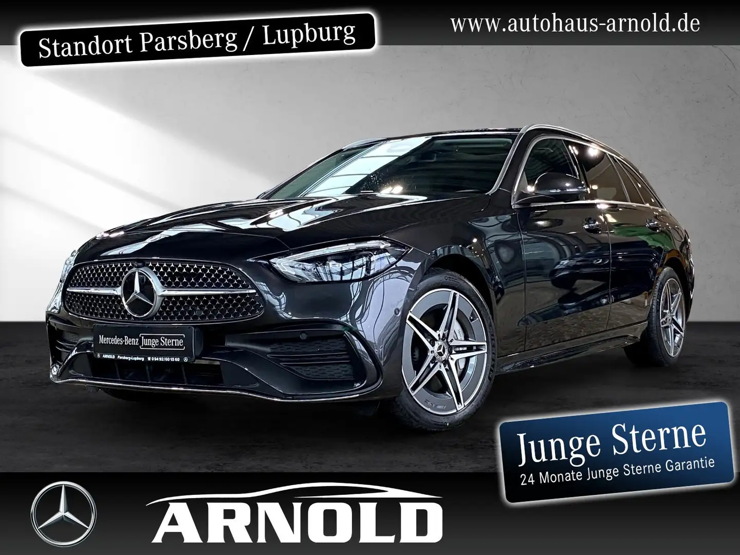 Mercedes-Benz C 300 C 300 T e AMG Line Panorama Burmester 360 Memory Gris - 1