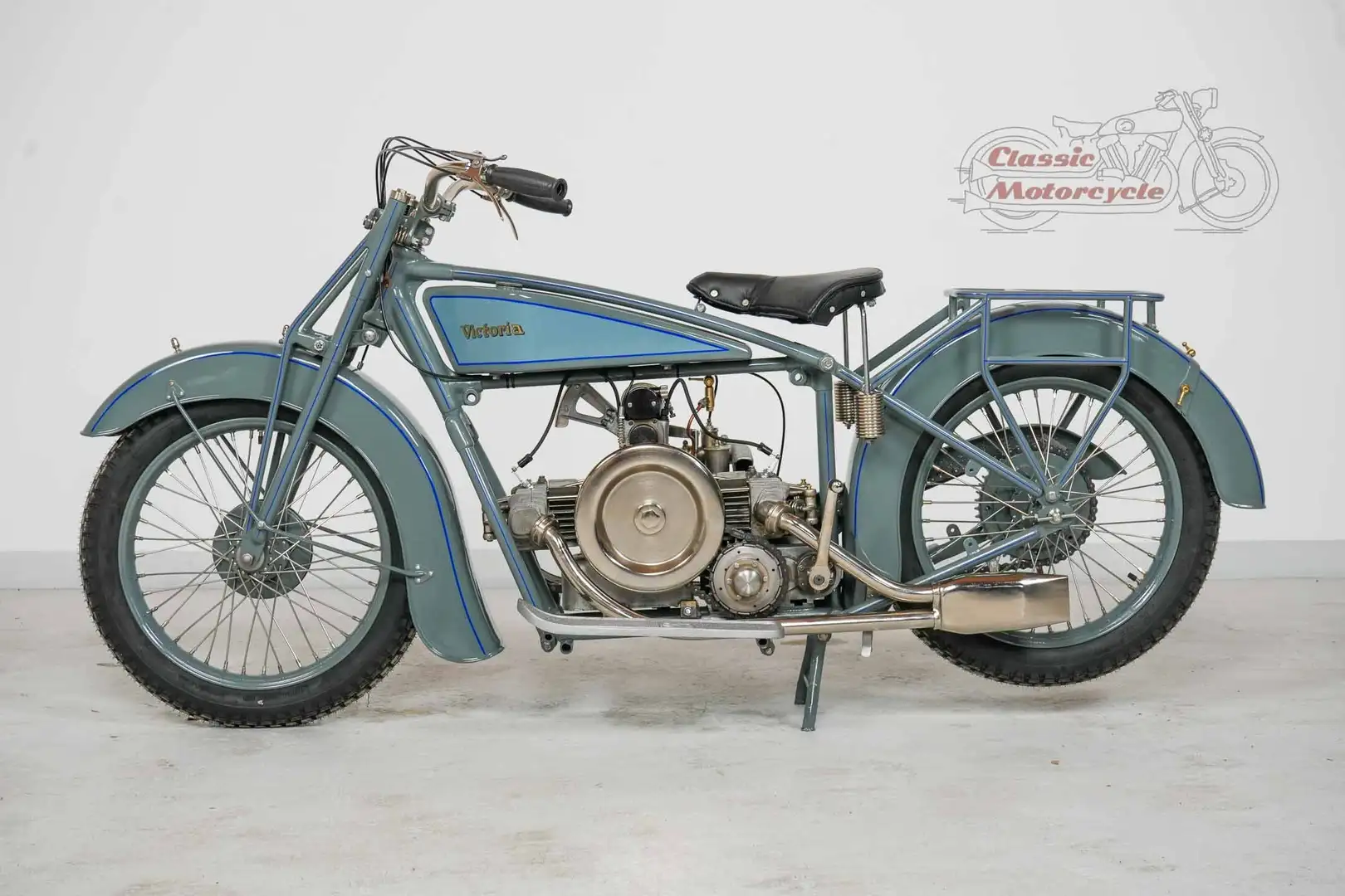 Victoria KR 6 1927 600cc 2 cyl ohv Niebieski - 2