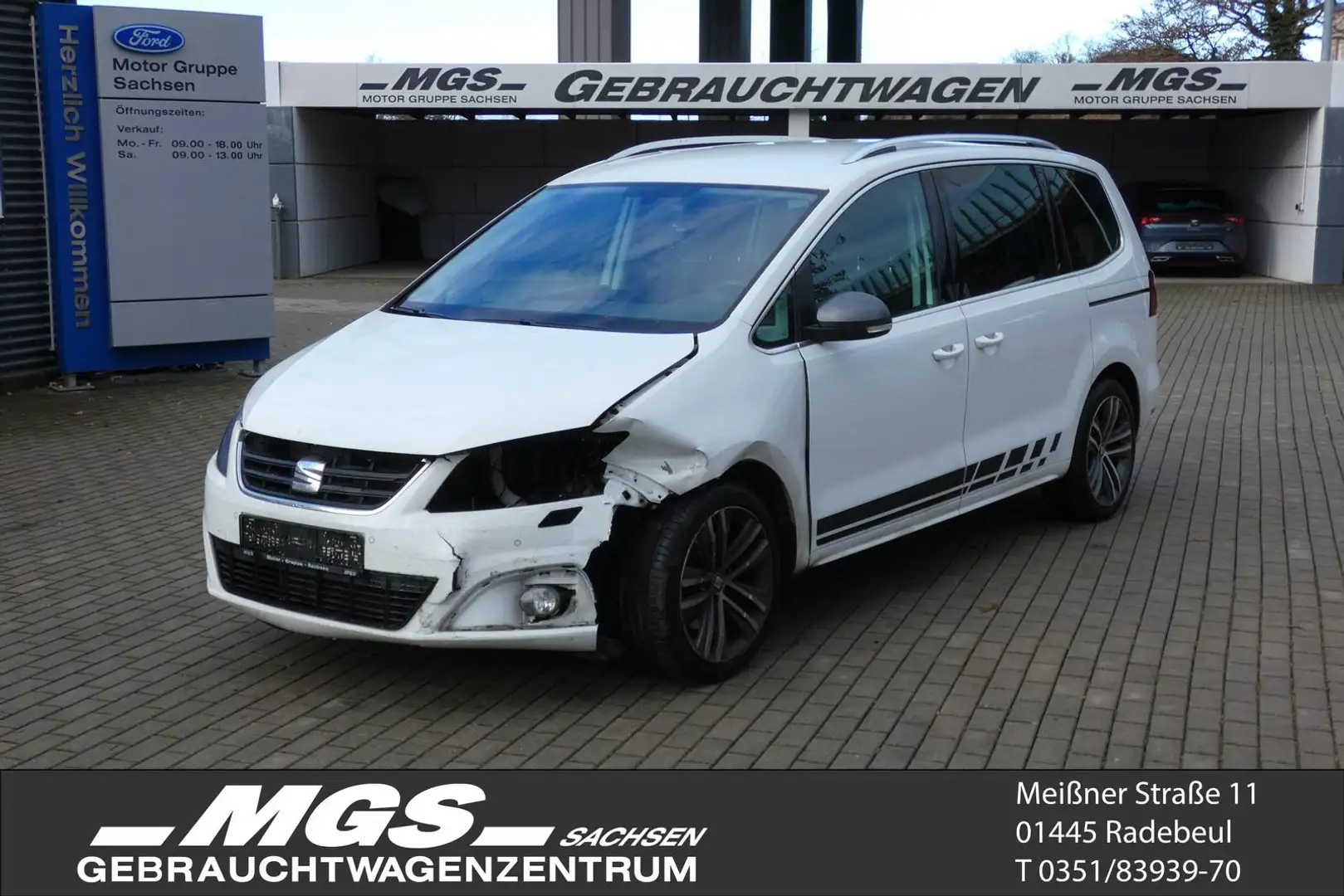 SEAT Alhambra 2.0 TDI 'FR-Line' #AHK #XENON #NAVI #KAM Weiß - 1