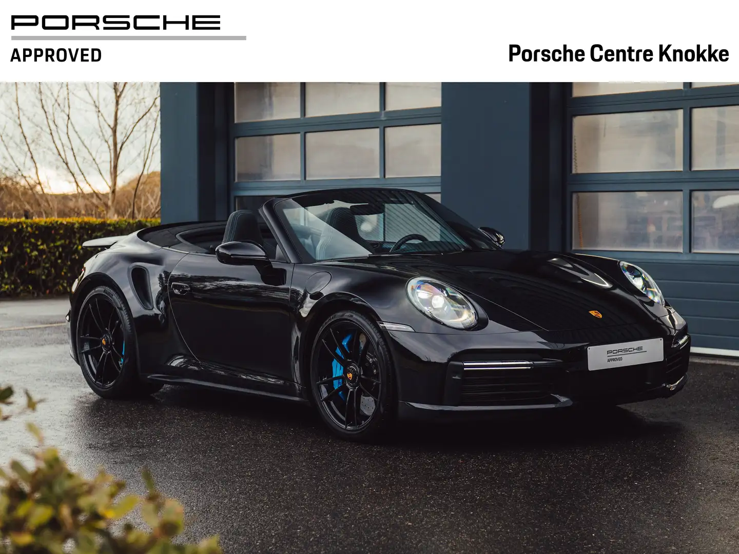 Porsche 992 911 Turbo S Cabrio | Bose | 360° | PDLS+ Zwart - 1