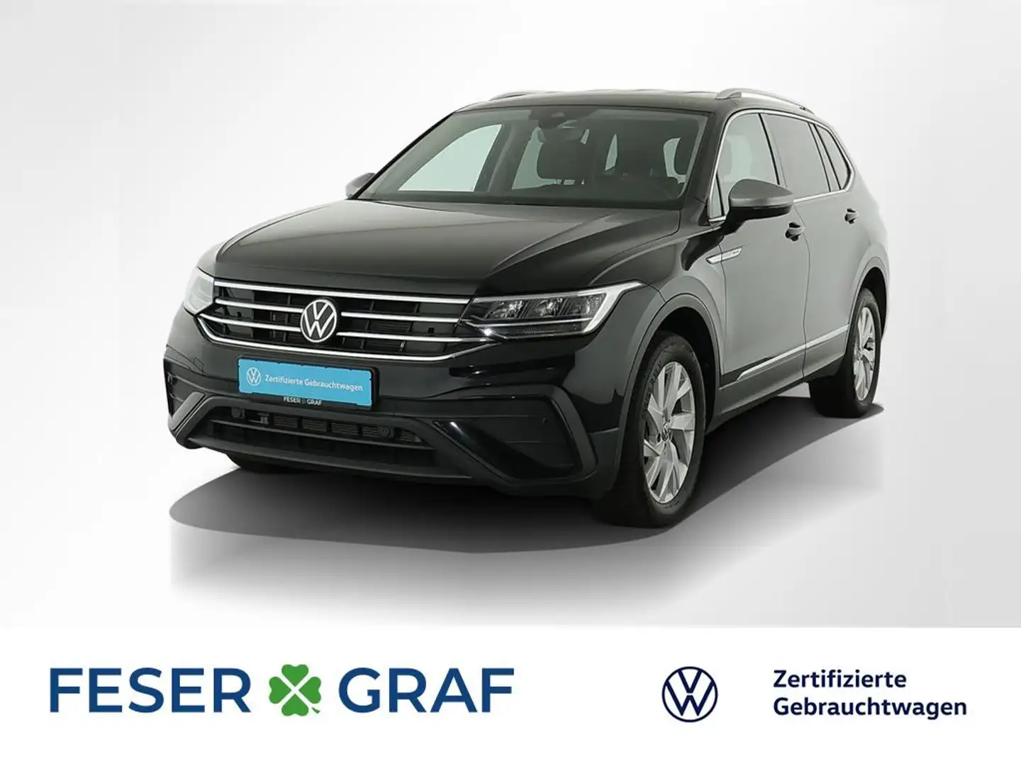 Volkswagen Tiguan Allspace Life 2.0 TDI DSG Navi AHK Kamera Schwarz - 1