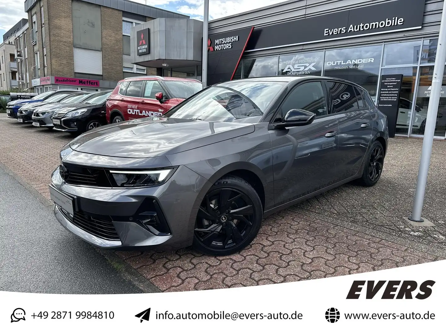 Opel Astra 1.2 Automatik GS Line Gris - 1