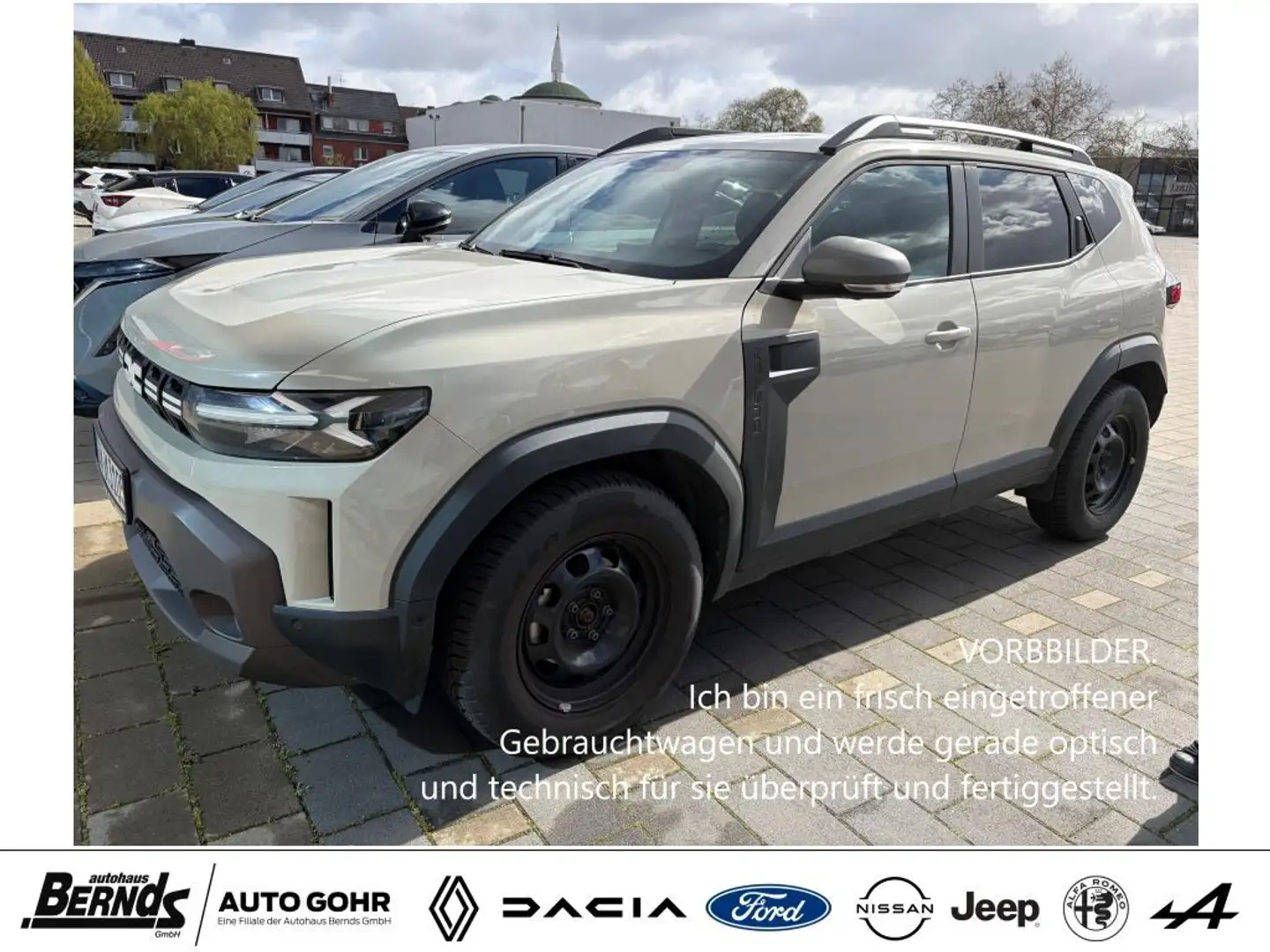 Dacia Duster TCe 130 Journey AMHÄNGERKUPPLUNG R-KAMERA KLIMAAU. Beige - 1