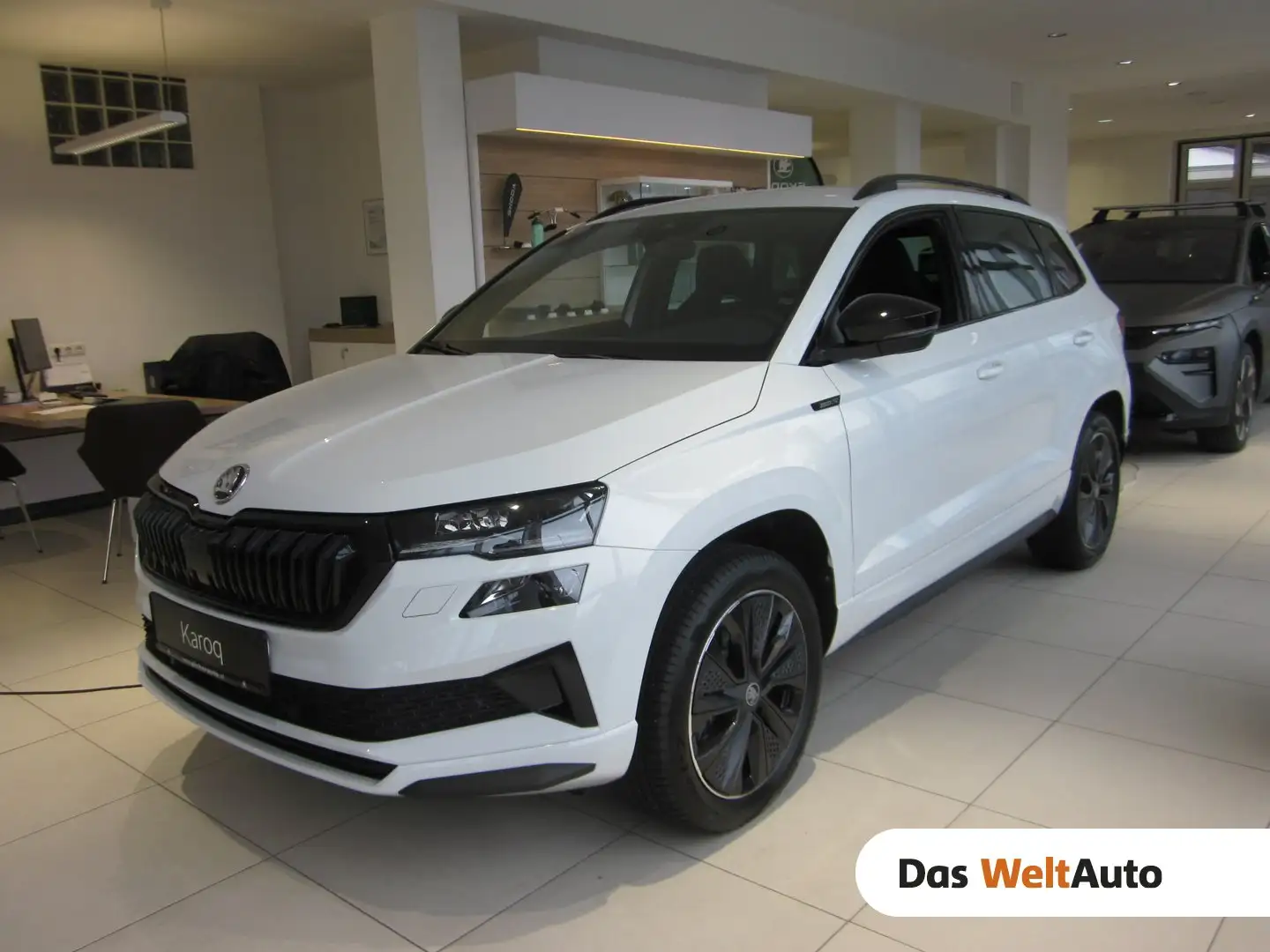 Skoda Karoq 4x4 Sportline TDI DSG Weiß - 1