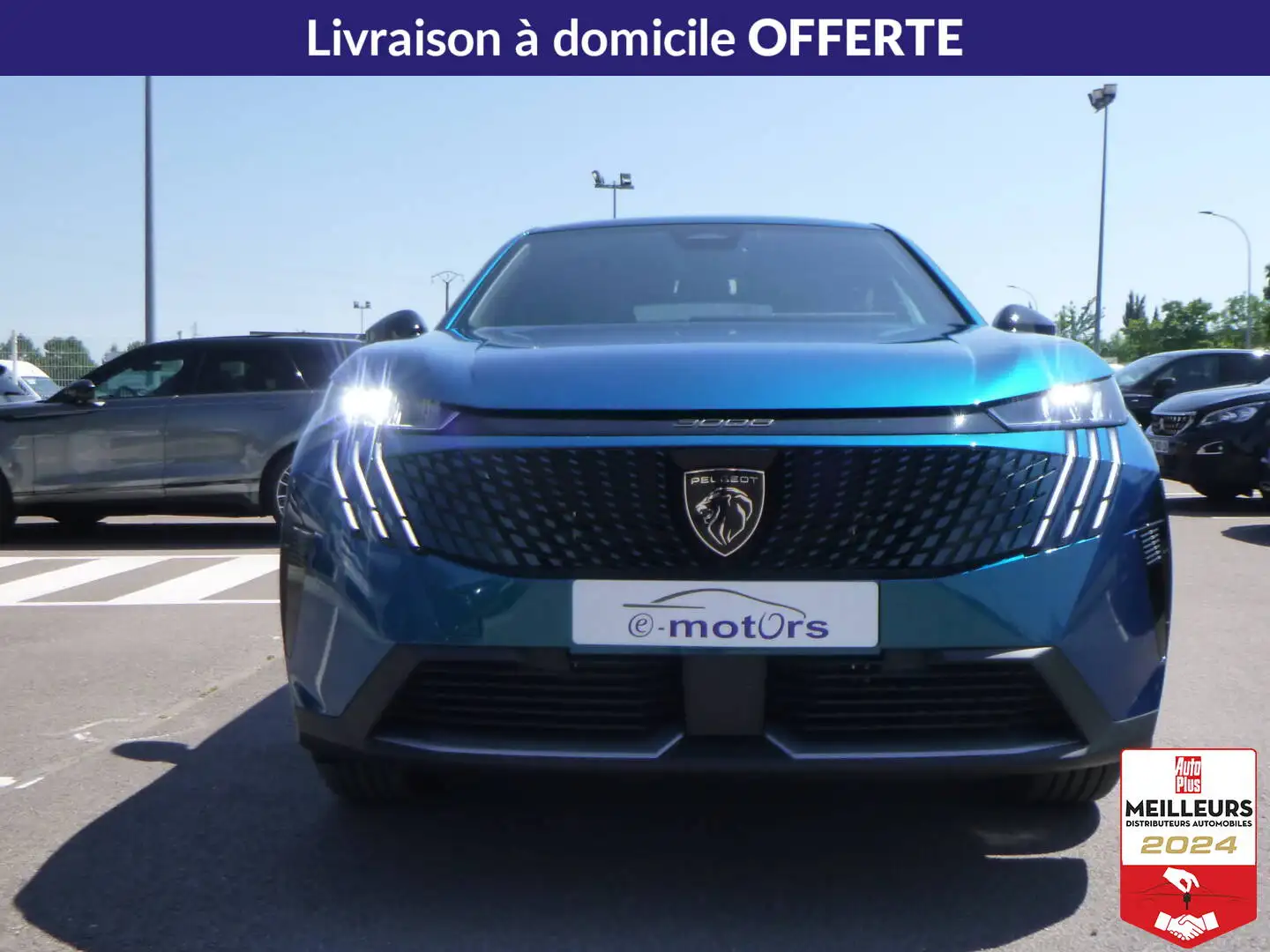 Peugeot 3008 Hybrid 145 e-DCS6 Allure +Pack Panoramic Navigation Albastru - 2