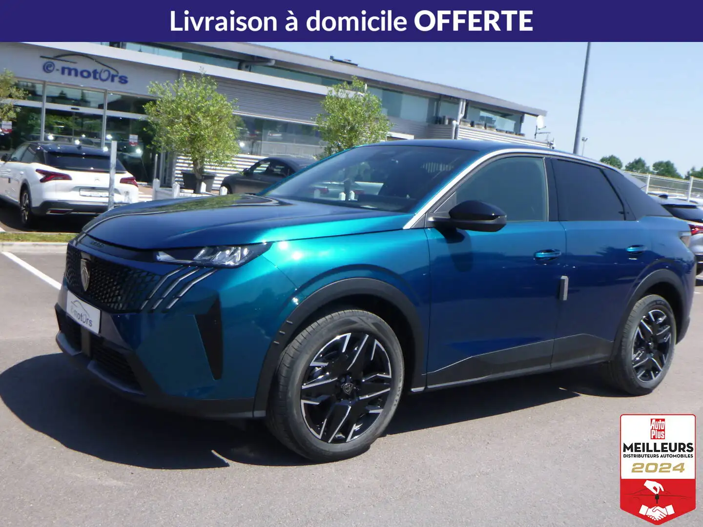Peugeot 3008 Hybrid 145 e-DCS6 Allure +Pack Panoramic Navigation Albastru - 1