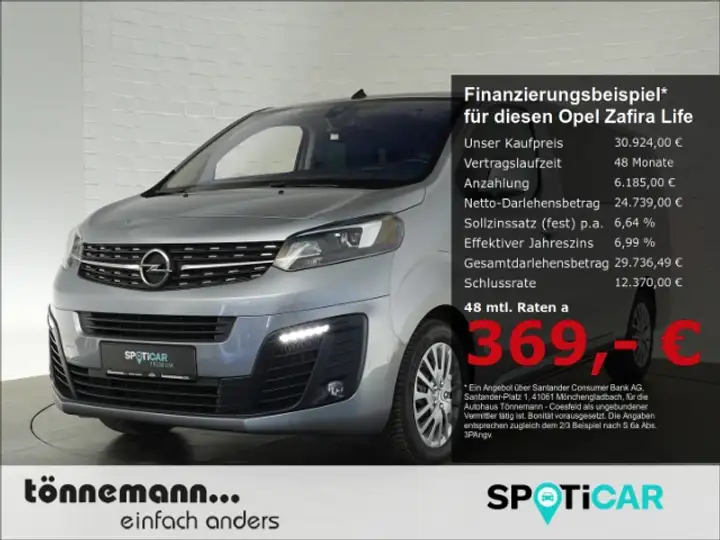 Opel Zafira Life SELECTION L CDTI AT 8-SITZER+NAVI+XENON+RÜCKFAHRKA