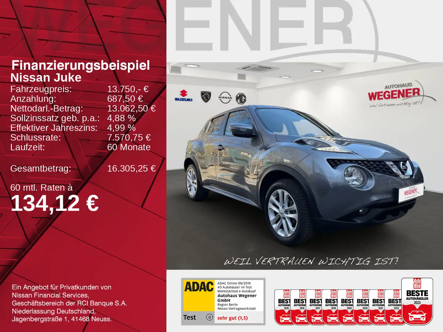 Nissan Juke JUKE N-WAY Navi SHZ Alu Allwetter Gris - 2