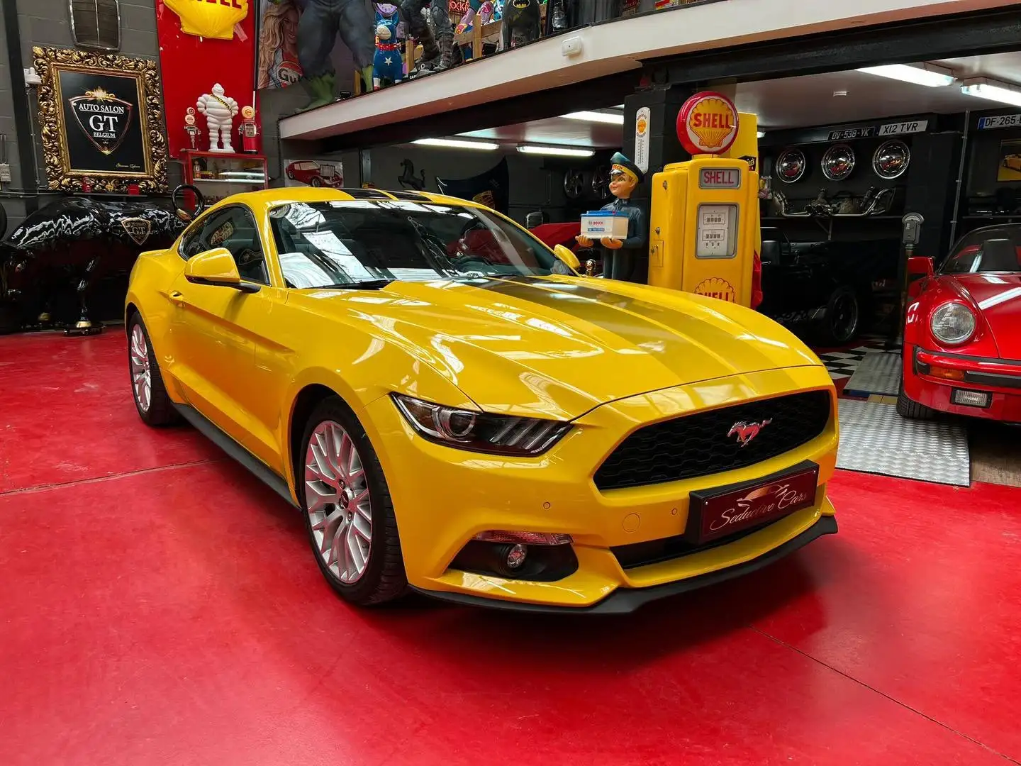 Ford Mustang 2.3 EcoBoost * automatique * Jaune - 1