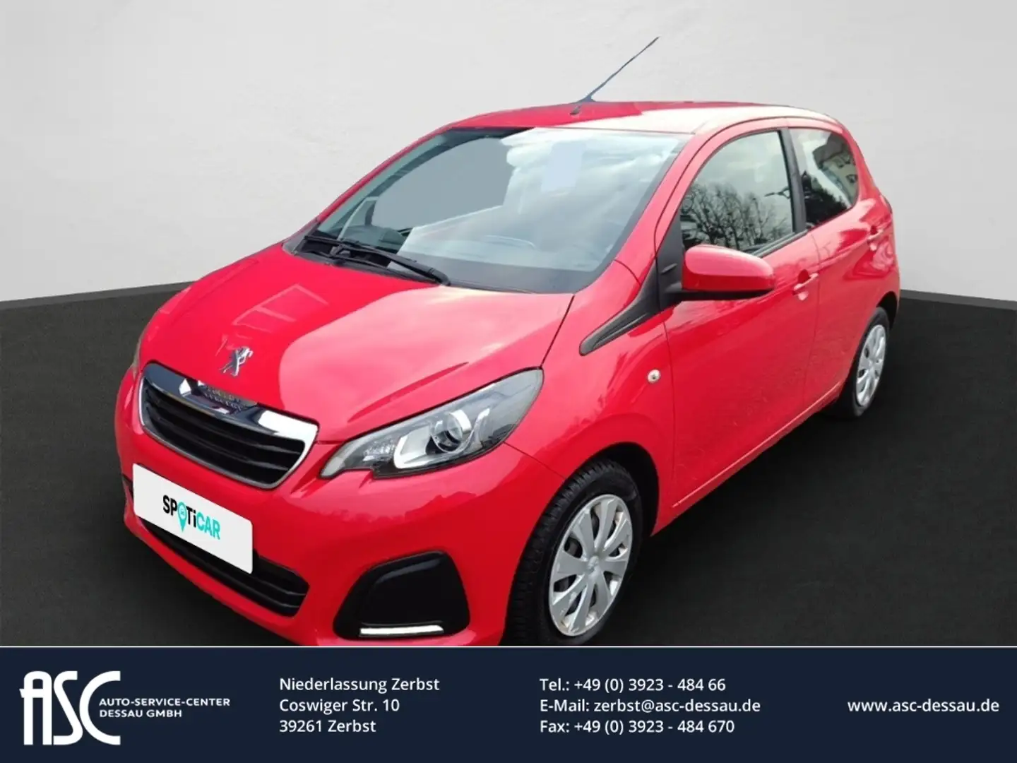 Peugeot 108 Active/Klima/el.FH/ZV+Fb/Bluetooth/USB Rot - 1