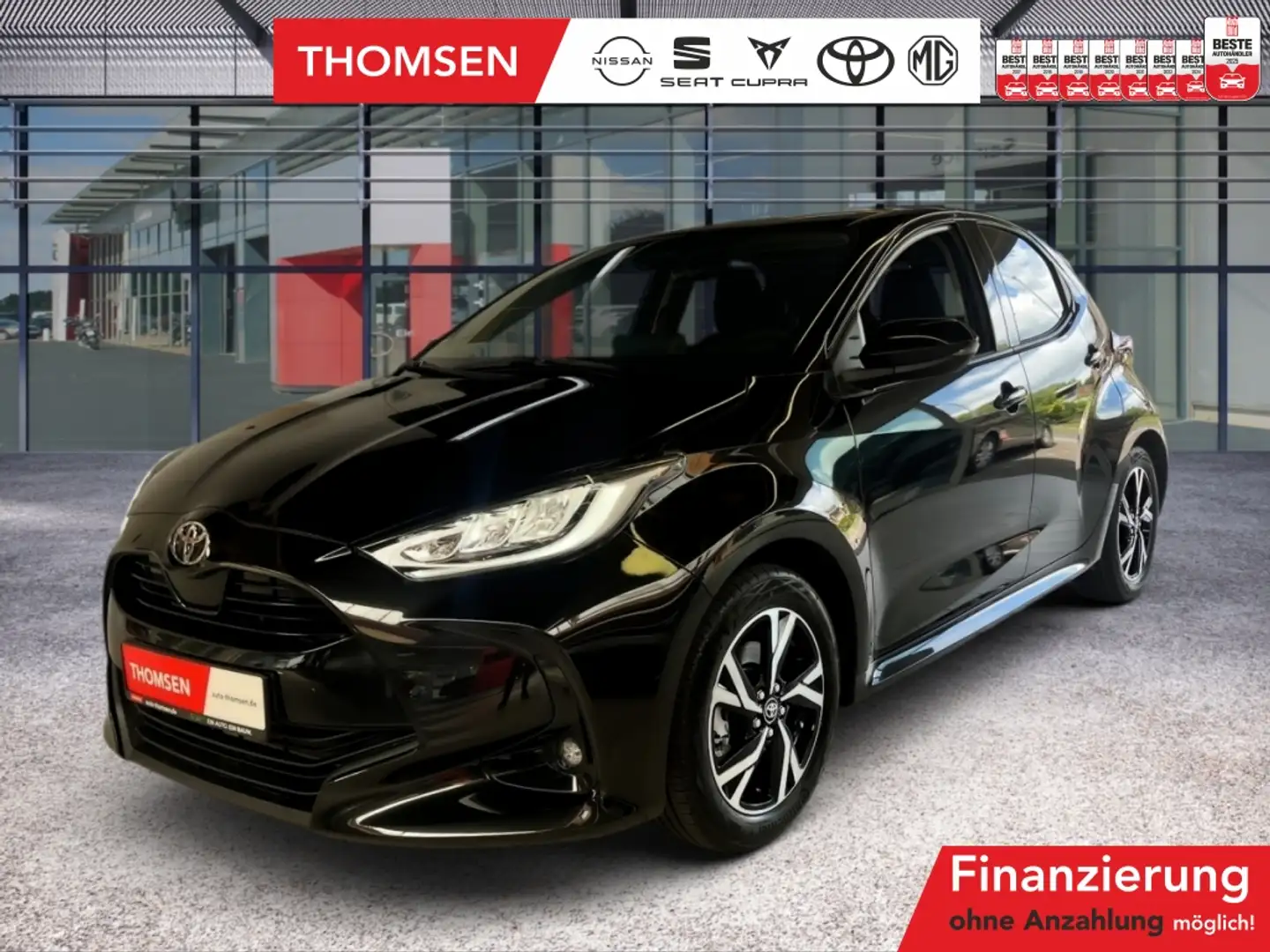 Toyota Yaris 1.5 D Team Deutschland ACC AUT LED SpurH Schwarz - 1