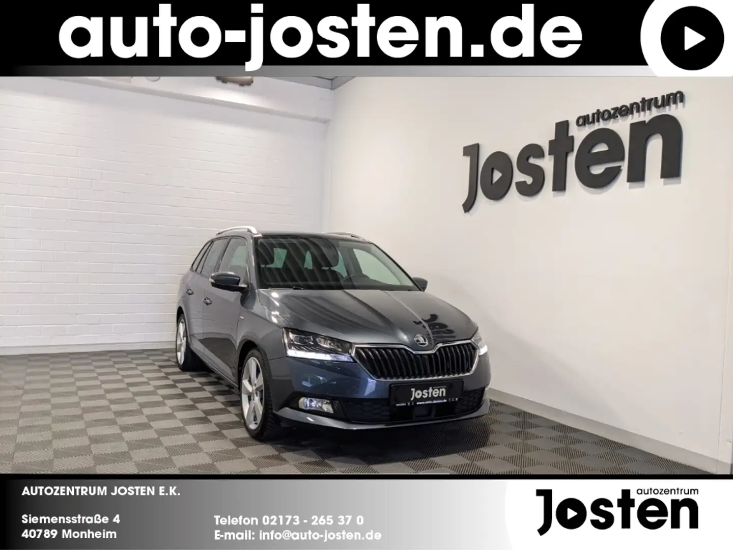 Skoda Fabia Clever Best of 1.0 TSI  ACC PANO AHK NAVI LED Grau - 1