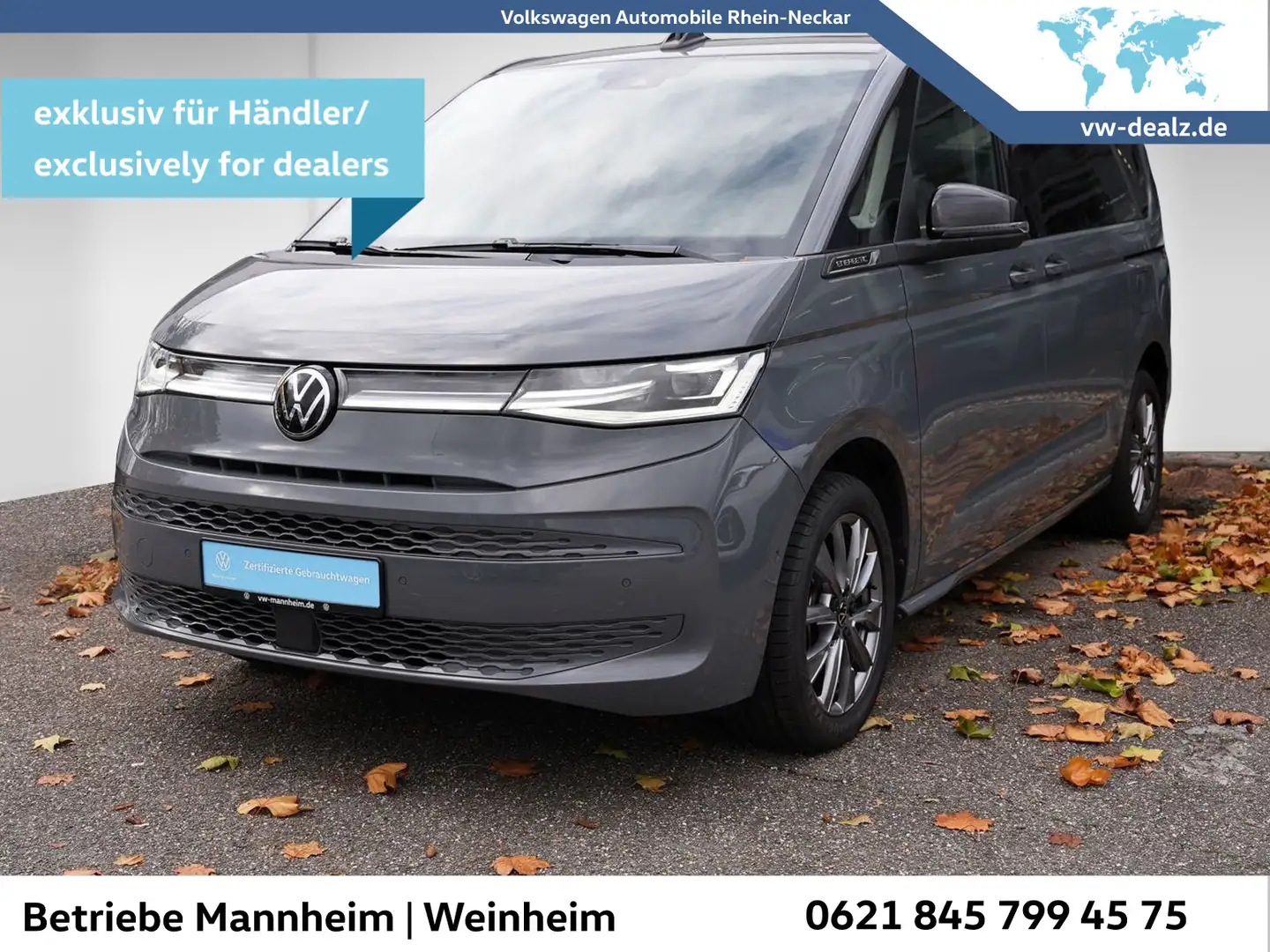 Volkswagen T7 Multivan 1.4 TSI eHybrid Energetic AHK Navi Matr Grau - 1